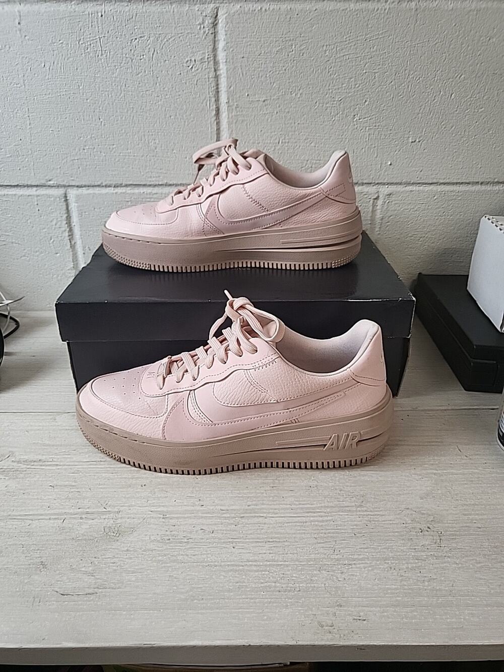 Nike Air Force 1 PLT.AF.ORM Atmosphere/Phantom-Pink Oxford W Size 10.5